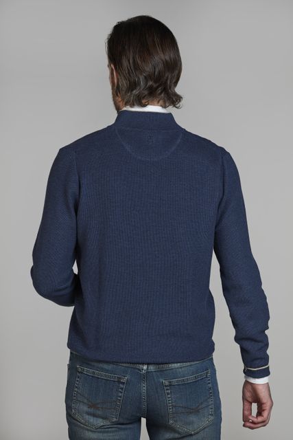 Half Zip Structure Knit