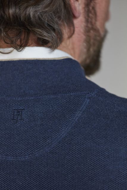 Half Zip Structure Knit