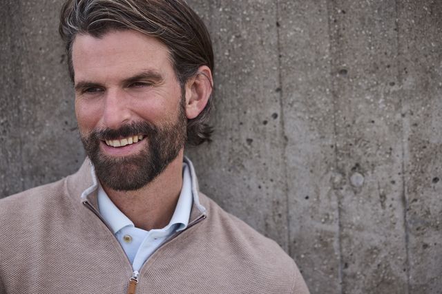 Half Zip Structure Knit