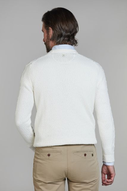 Crew Neck Cable Knit
