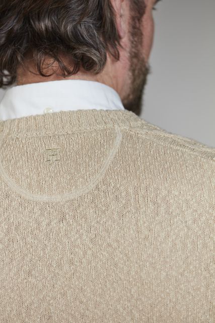 Crew Neck Cable Knit