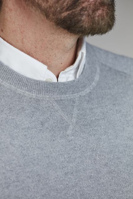 Crew Neck College Sweater