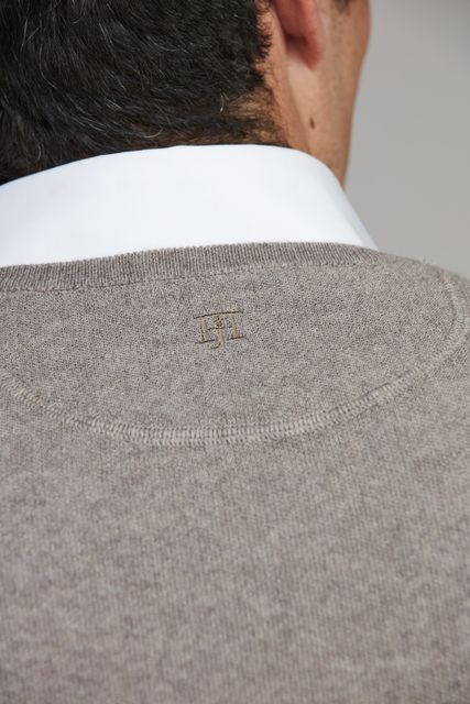 Merino Crew Neck Structure Knit