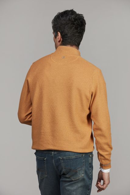 Half Zip Structure Knit
