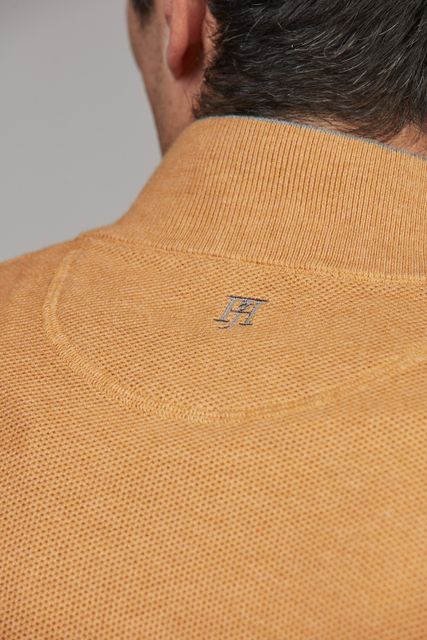 Half Zip Structure Knit