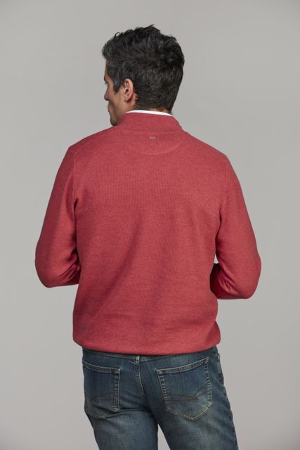 Half Zip Structure Knit