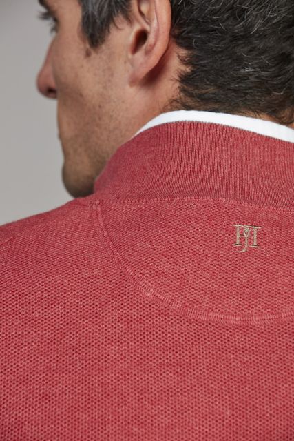 Half Zip Structure Knit