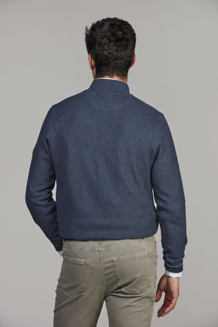 Half Zip Structure Knit