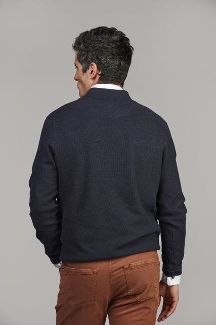 Half Zip Structure Knit