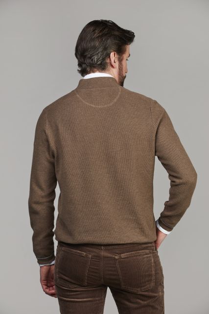 Half Zip Structure Knit
