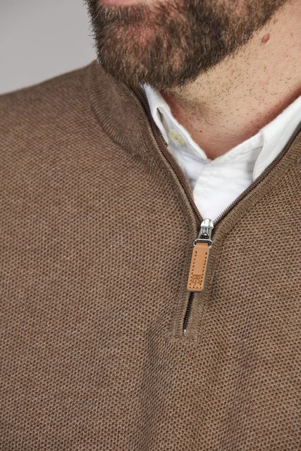 Half Zip Structure Knit
