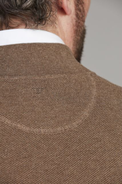 Half Zip Structure Knit