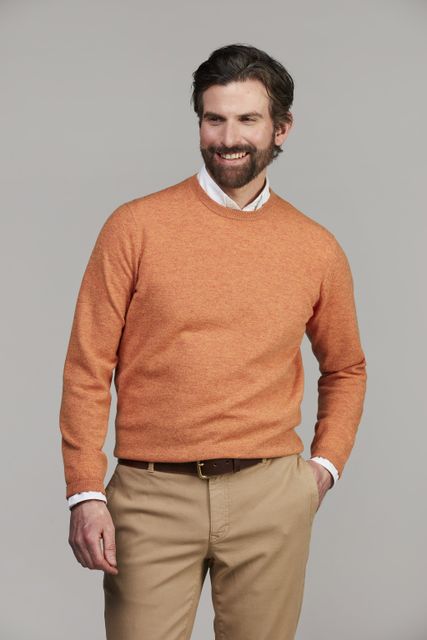 Refine Crew Neck Knit Refine Crew Neck Knit ORANGE