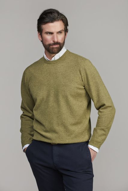 Refine Crew Neck Knit DIMGRÖN