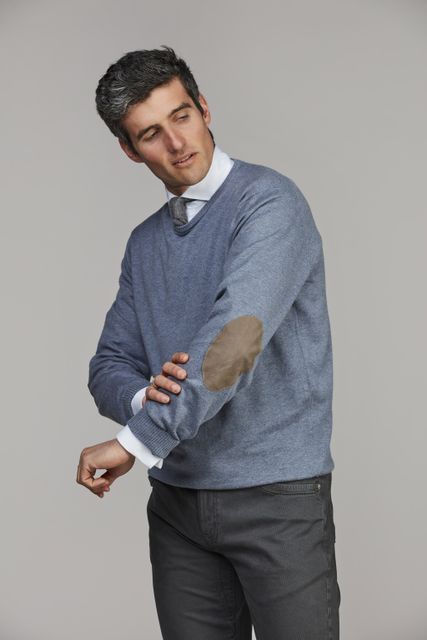 Crew Neck Sweater E-Patch
