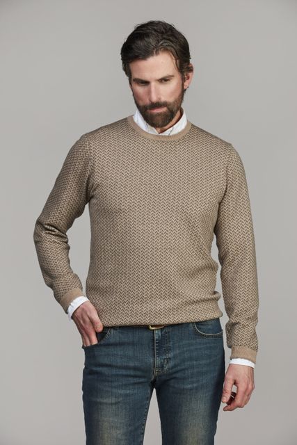 2Tone Contrast Knit