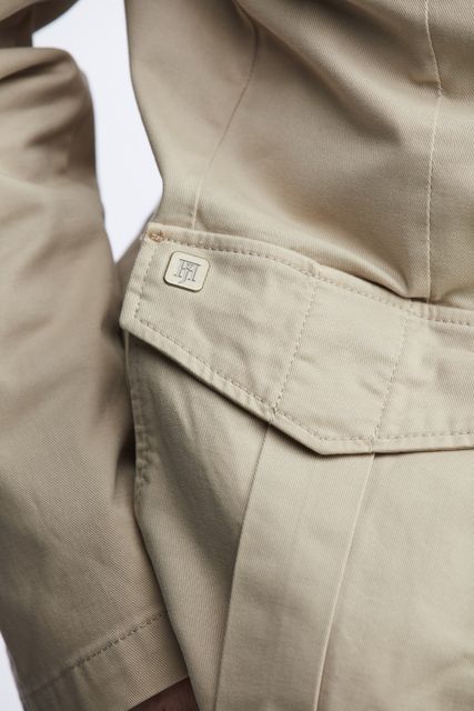 COTTON WASH SAFARI JACKET