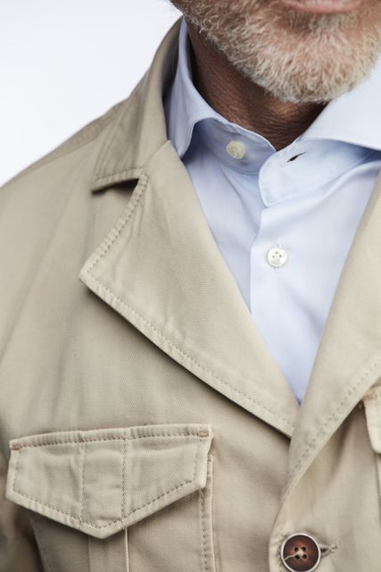 COTTON WASH SAFARI JACKET