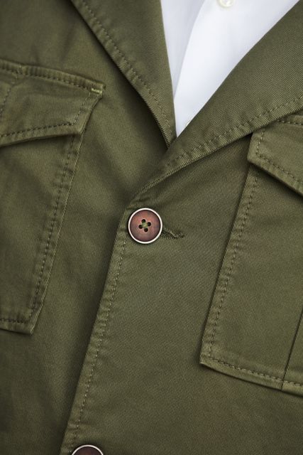 COTTON WASH SAFARI JACKET