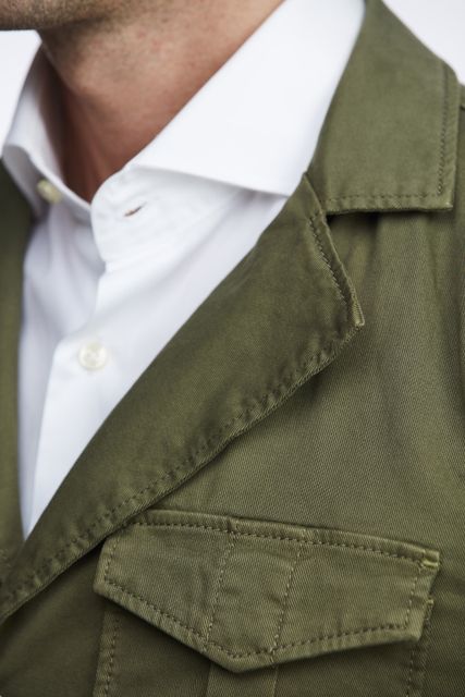 COTTON WASH SAFARI JACKET