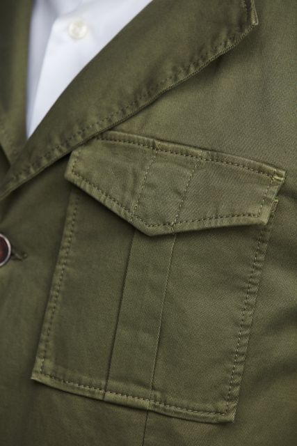 COTTON WASH SAFARI JACKET