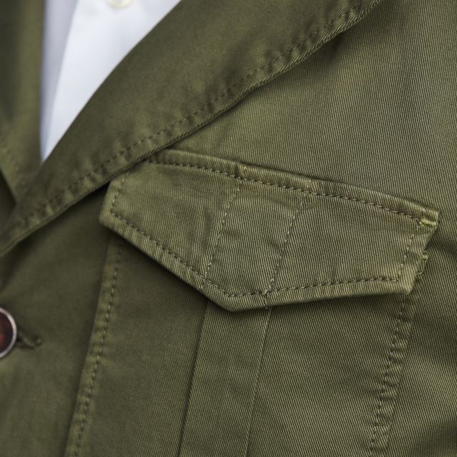 COTTON WASH SAFARI JACKET