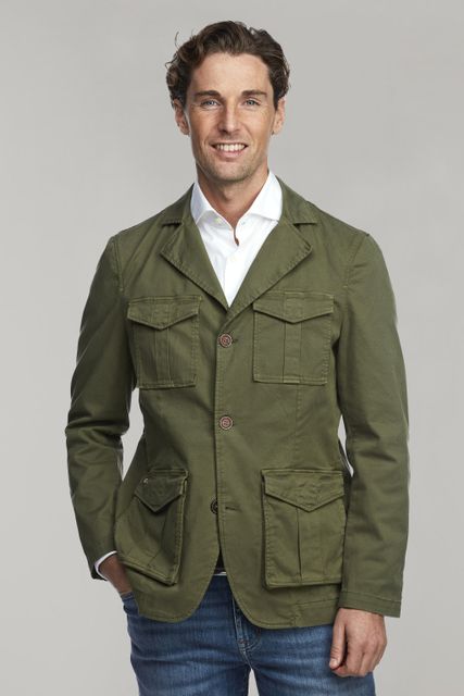 COTTON WASH SAFARI JACKET