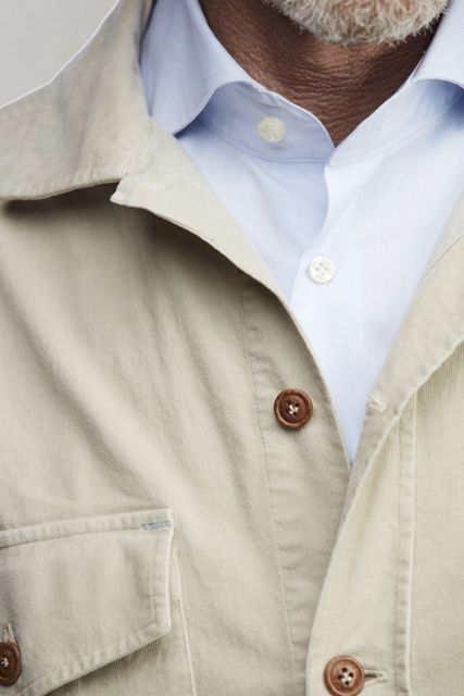 ICED BABY CORD OVERSHIRT