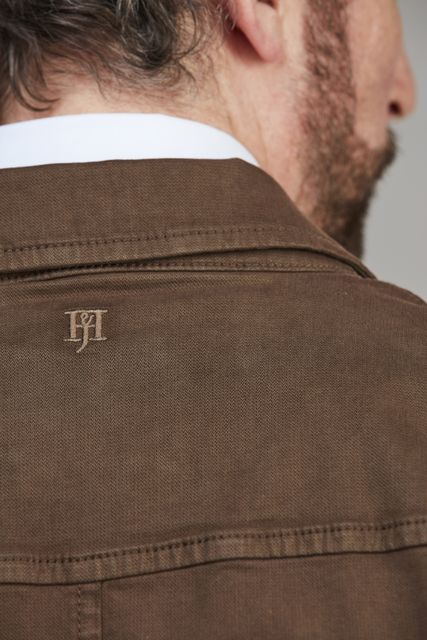 Herringbone Stretch Overshirt