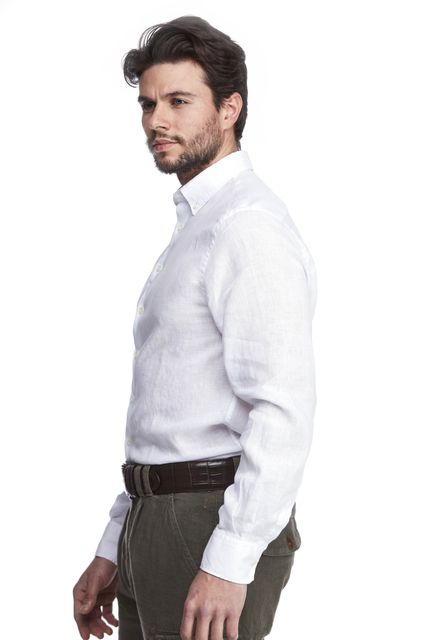 WASHED LINEN SHIRT