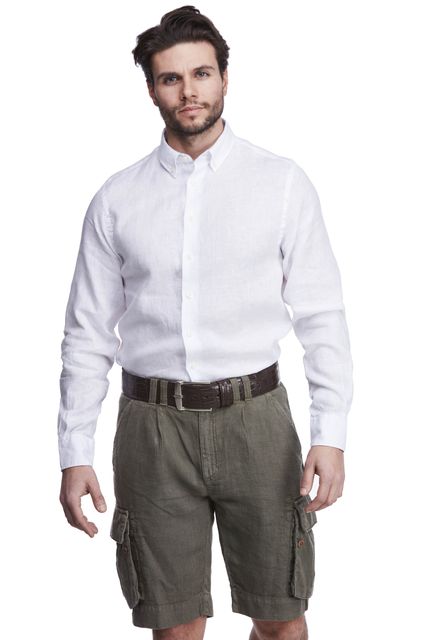 WASHED LINEN SHIRT