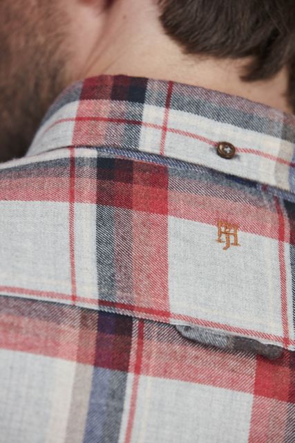 MELTON CHECK FLANNEL SHIRT