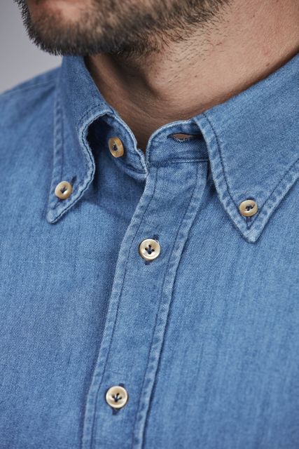 BLUE DENIM SHIRT