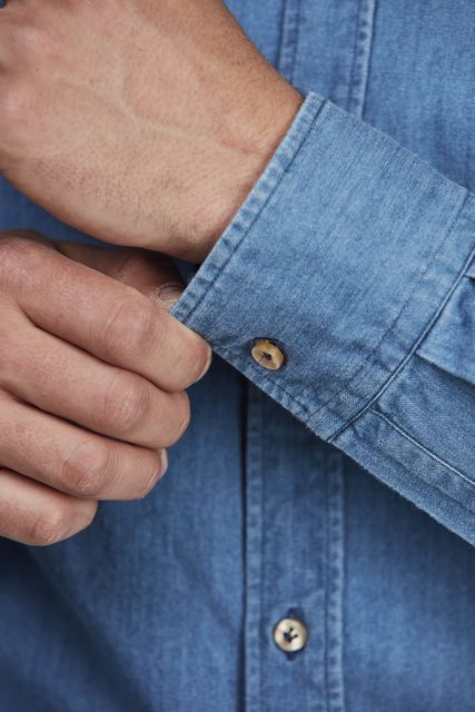 BLUE DENIM SHIRT