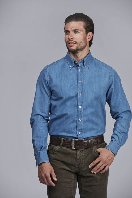 BLUE DENIM SHIRT