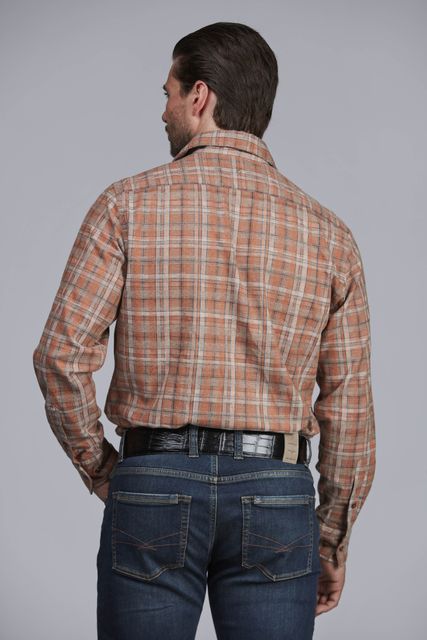 GRAFITE FLANNEL CHECK SHIRT