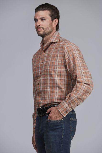 GRAFITE FLANNEL CHECK SHIRT