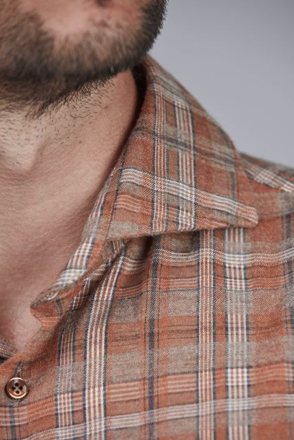 GRAFITE FLANNEL CHECK SHIRT
