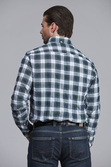 CHECKED SEERSUCKER SHIRT
