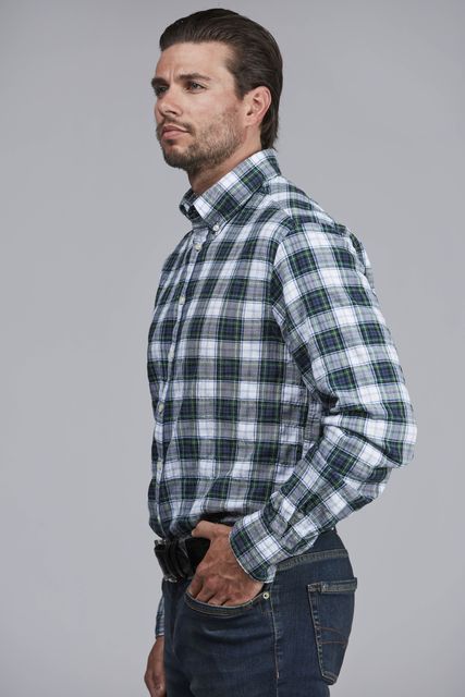 CHECKED SEERSUCKER SHIRT
