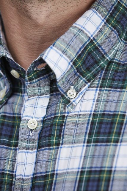 CHECKED SEERSUCKER SHIRT