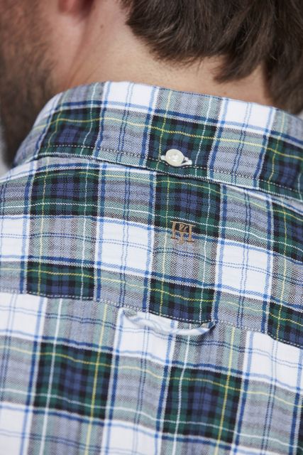 CHECKED SEERSUCKER SHIRT