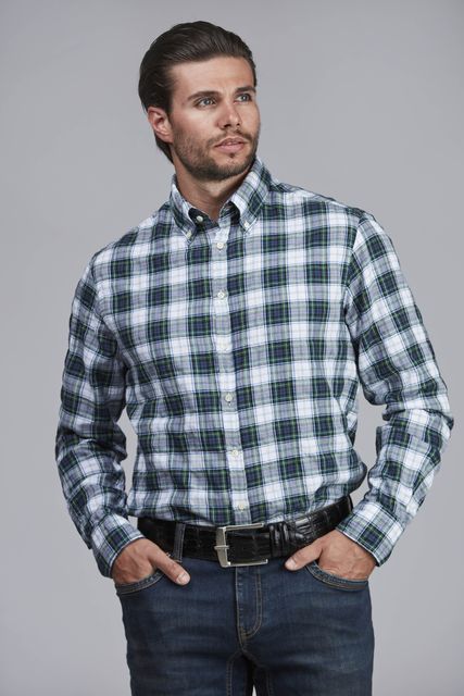 CHECKED SEERSUCKER SHIRT