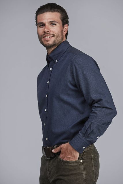 SOFT HERRINGBONE SHIRT