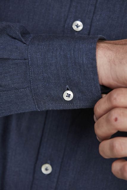 SOFT HERRINGBONE SHIRT