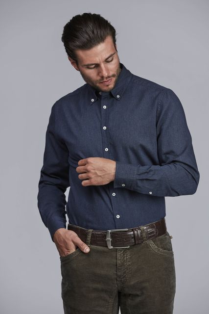 SOFT HERRINGBONE SHIRT