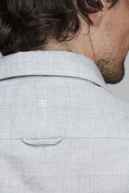COTTON/WOOL MELANGE SHIRT