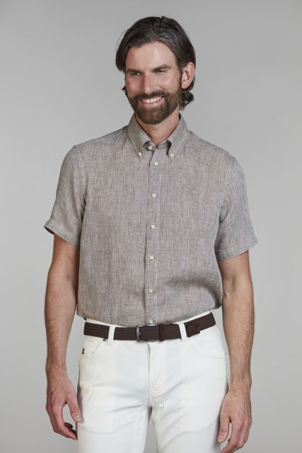 Short Sleeve Linen Shirt