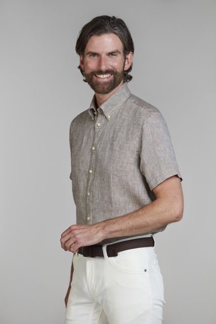 Short Sleeve Linen Shirt