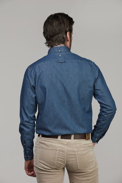 Teo Slub Denim Shirt